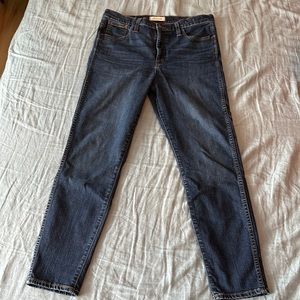 Madewell 10” high rise skinny jeans